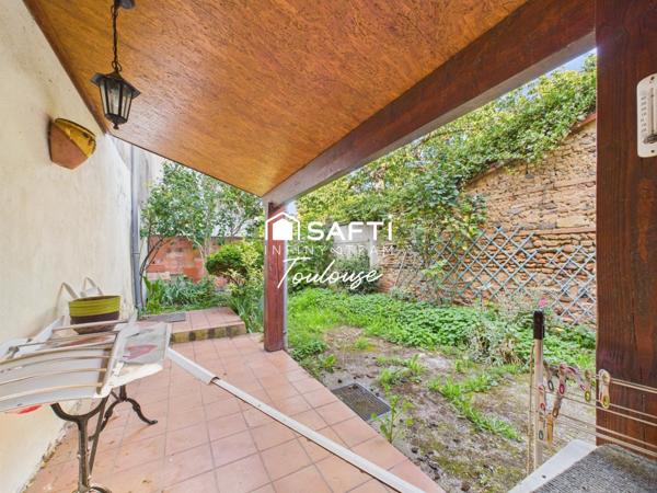 RARE :  Grand T2 avec garage et jardinet  au calme