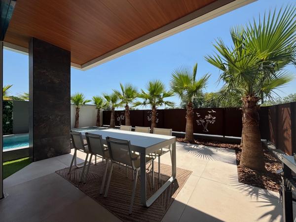 BESSAN (34) A VENDRE VILLA CONTEMPORAINE P4, PRESTATIONS LUXUEUSES, SECTEUR CALME, 10MN AGDE.