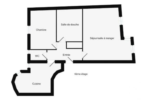 Appartement F3 à vendre  3 pièces - 77,68 m 2   VANVES  - 92