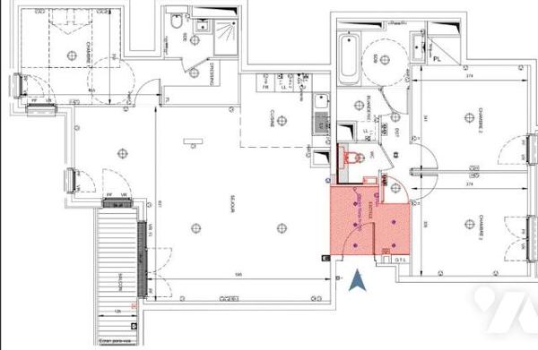 NEUILLY SUR SEINE - ILE DE LA JATTE - 5 PIECES 110 M² AVEC TERRASSE. ETAGE ELEVE.