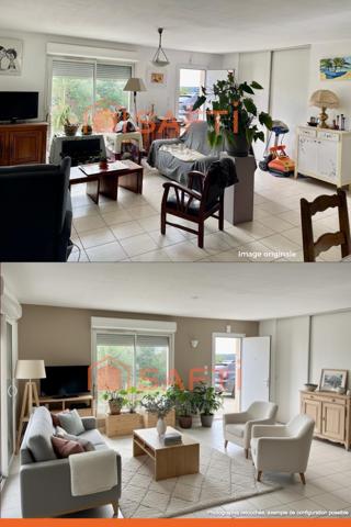 Exceptionnel! Maison contemporaine de plain-pied avec piscine et vue sur les Pyrénées, à 10 minutes de Nérac.