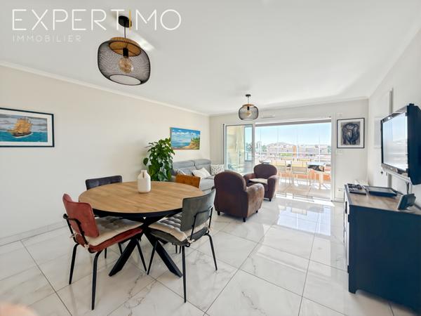 Valras-Plage (34350) Superbe appartement de type 3 avec loggia de 14,4 M² secteur Récanettes