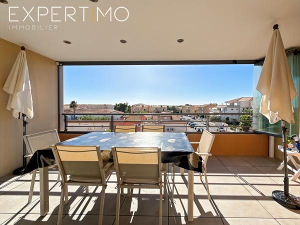 Valras-Plage (34350) Superbe appartement de type 3 avec loggia de 14,4 M² secteur Récanettes