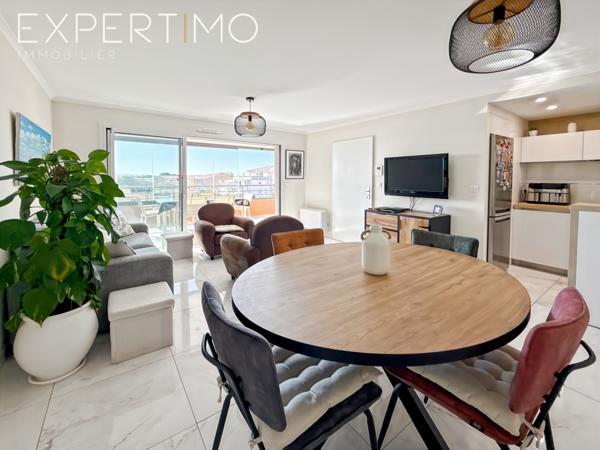 Valras-Plage (34350) Superbe appartement de type 3 avec loggia de 14,4 M² secteur Récanettes