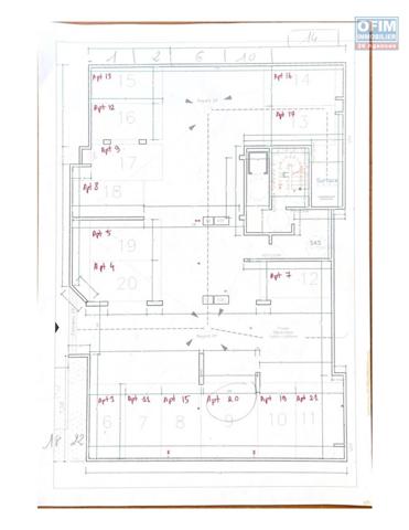 A VENDRE APPARTEMENT F4 DE 104.48 M2 AU CENTRE VILLE DE SAINT DENIS