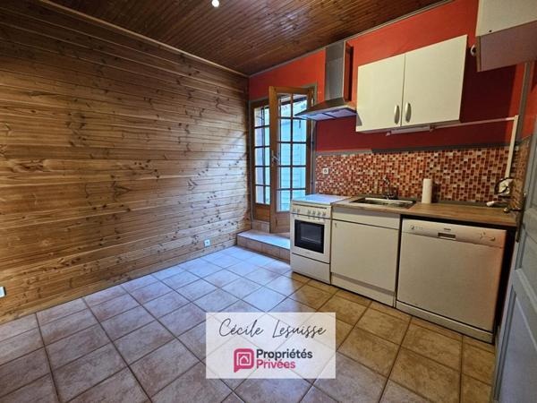 Maison 4 pièces avec terrasse, petit jardin et espace de stationnement