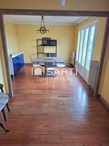 MAISON SUR SOUS SOL AVEC BEAU TERRAIN ET DEPENDANCES