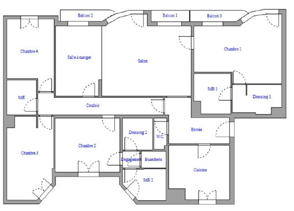 GRAND APPARTEMENT FAMILIAL LUMINEUX DANS ENVIRONEMENT CALME & PROCHE COMMODITES