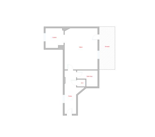 Exclusivité-Paris 18-Rue Marcadet-Appartement de 30,47m2 Carrez avec terrasse
