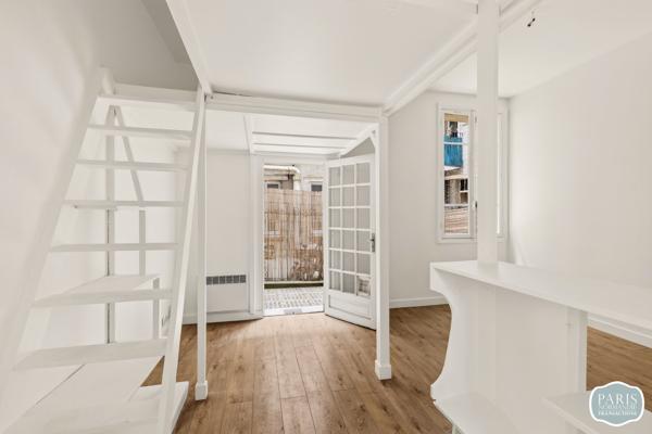 Exclusivité-Paris 18-Rue Marcadet-Appartement de 30,47m2 Carrez avec terrasse