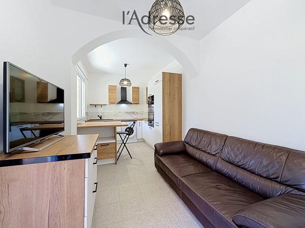 ALATA - LOCATION À L'ANNÉE - T2 MEUBLÉ AVEC TERRASSE