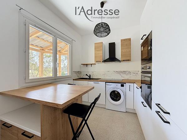 ALATA - LOCATION À L'ANNÉE - T2 MEUBLÉ AVEC TERRASSE