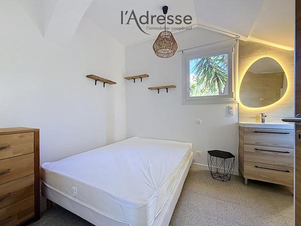 ALATA - LOCATION À L'ANNÉE - T2 MEUBLÉ AVEC TERRASSE