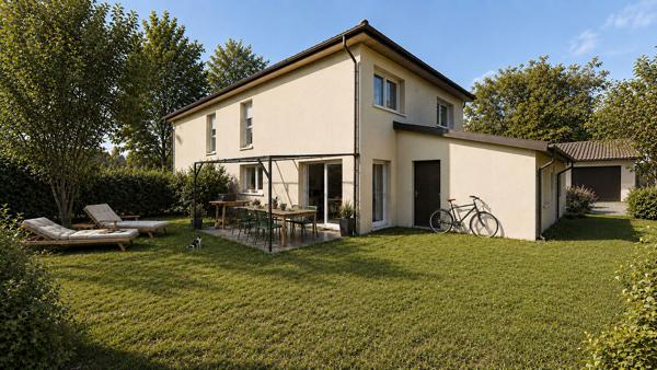 COGNIN PROCHE COMMERCES - APPARTEMENT 4 PIÈCES EN DUPLEX AVEC JARDIN, TERRASSE ET GARAGE