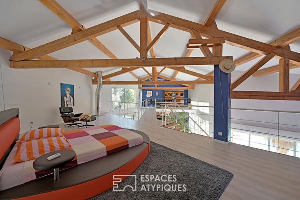 Villa d’architecte à l’esprit loft proche Uzès