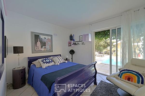 Villa d’architecte à l’esprit loft proche Uzès