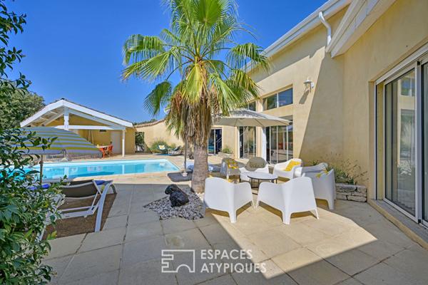 Villa d’architecte à l’esprit loft proche Uzès