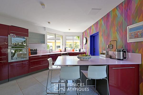 Villa d’architecte à l’esprit loft proche Uzès