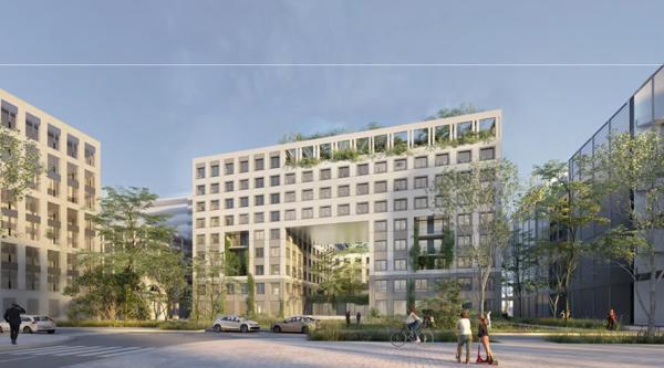Bureau à louer Bordeaux Euratlantique avec terrasses accessibles à chaque niveau