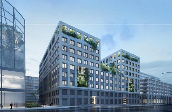Bureau à louer Bordeaux Euratlantique avec terrasses accessibles à chaque niveau