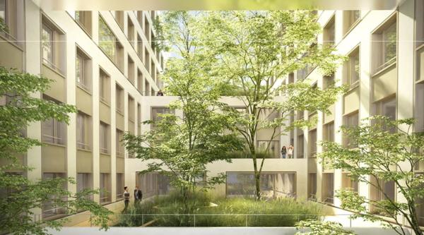 Bureau à louer Bordeaux Euratlantique avec terrasses accessibles à chaque niveau