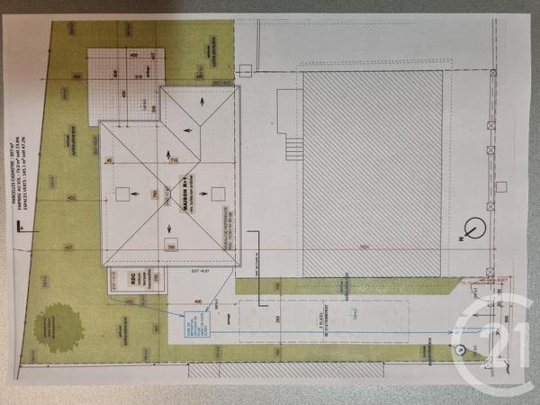 Terrain à vendre  307 m2 HERBLAY SUR SEINE - 95