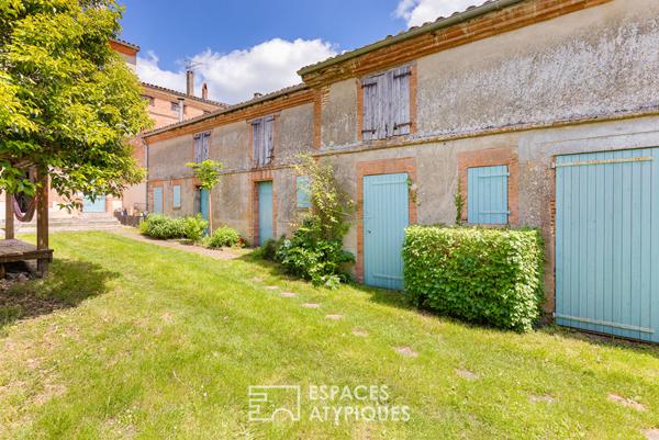 Demeure de caractère avec jardin et dépendances à Castelnau d’Estrétefonds