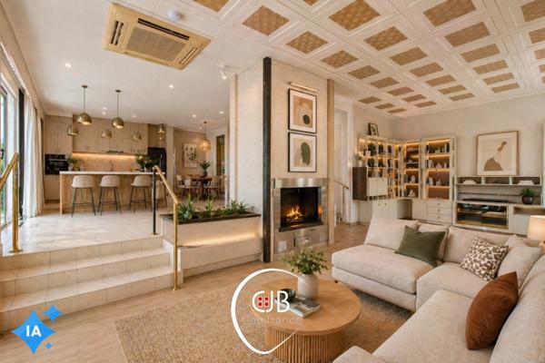 Saint-Alban-Leysse maison avec piscine, superbe vue et terrain de 2965 m²