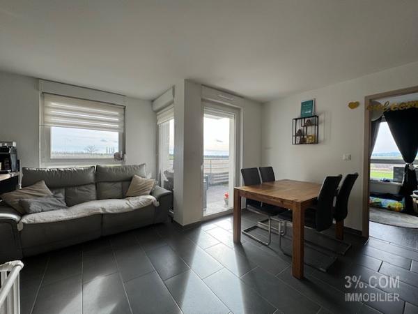 3%.COM - Très beau F3 avec terrasse jardin cave et parkings Batzendorf (67500)