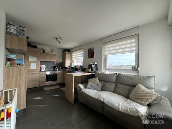 3%.COM - Très beau F3 avec terrasse jardin cave et parkings Batzendorf (67500)