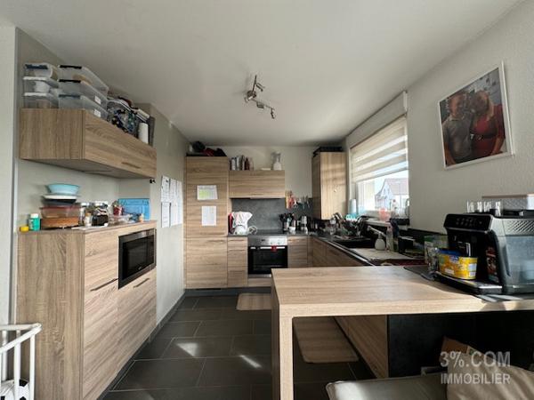 3%.COM - Très beau F3 avec terrasse jardin cave et parkings Batzendorf (67500)