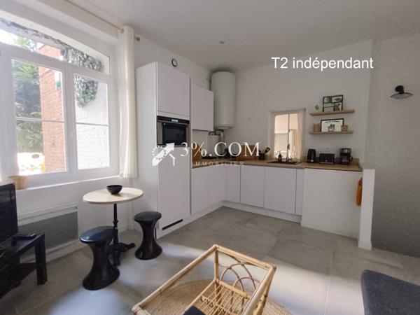 Appartement T3 109m3 + T2 de 31m2 La Madeleine (59110)