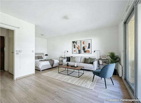 Appartement 1 pièce 33.22 m2
