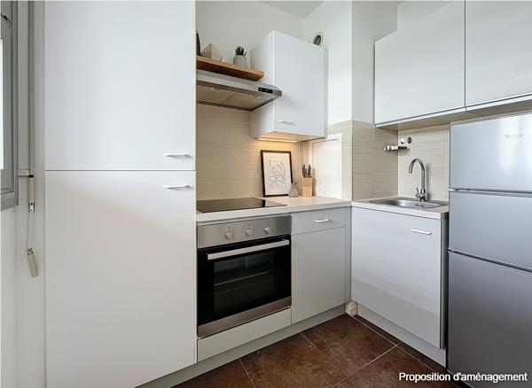 Appartement 1 pièce 33.22 m2
