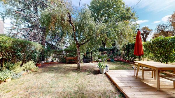 Appartement 123 m² en souplex avec terrasse et jardin