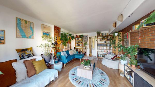 Appartement 123 m² en souplex avec terrasse et jardin