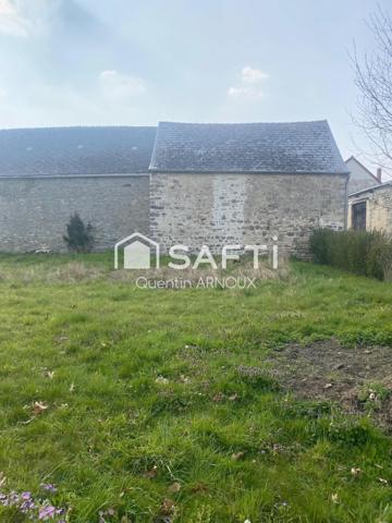 Terrain 547 m² avec grange, axe Laon-Reims