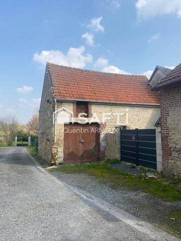 Terrain 547 m² avec grange, axe Laon-Reims