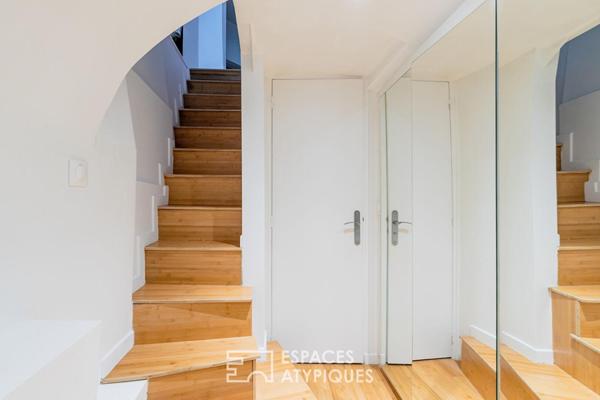 Triplex sur cour végétalisée avec terrasse esprit maison