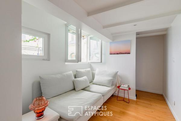 Triplex sur cour végétalisée avec terrasse esprit maison