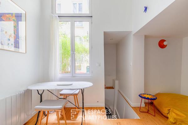Triplex sur cour végétalisée avec terrasse esprit maison