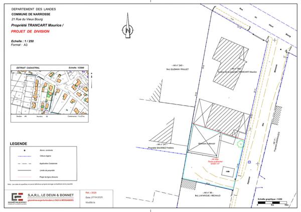 Terrain à vendre351 m² à 5 min du centre-ville de Dax