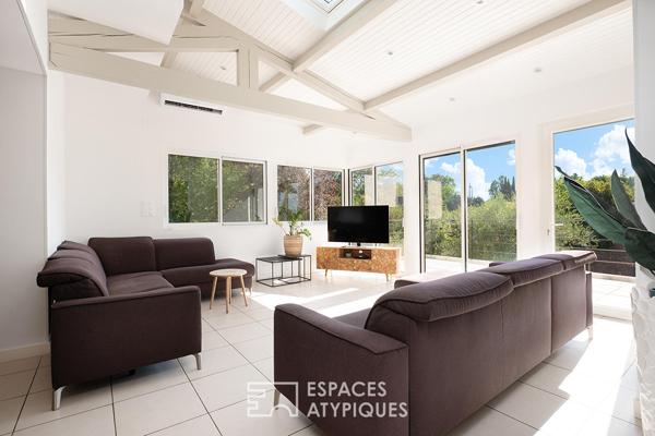 Dans un écrin de verdure, maison avec piscine sur les hauteurs d’ALBI