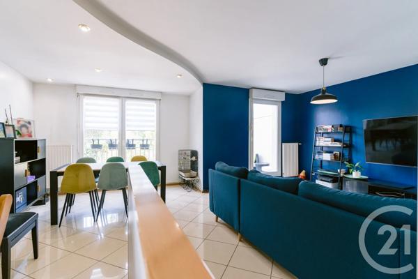 Appartement à vendre  3 pièces - 66 m 2   MONTIGNY LES METZ  - 57