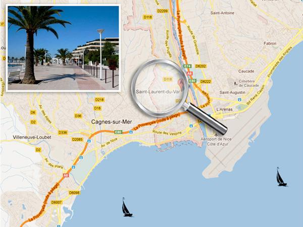 Appartement T1 de 26,64 m2 avec balcon de 8,53 m2, parking Saint-Laurent-du-Var (06700)