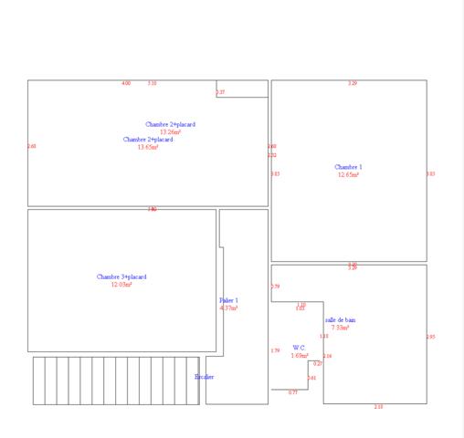 Septèmes-les-Vallons (13240) Pavillon type 5 Mitoyen décalé des 2 côtés + grand garage sur terrain