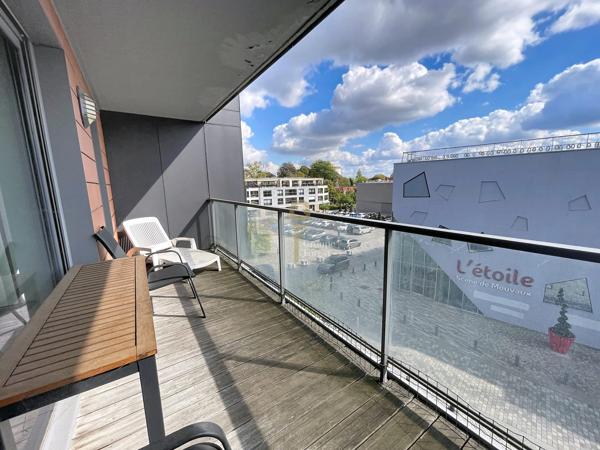 En plein coeur de ville T3 récent avec terrasse