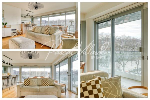 BOULOGNE BILLANCOURT- QUARTIER ILE SEGUIN /RIVES DE SEINE-APPARTEMENT DE 4 PIECES SPACIEUX ET TRES LUMINEUX - VUE SEINE ET ILE SEGUIN.