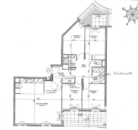 Appartement à vendre 5 pièces 96 m² Caluire-et-Cuire