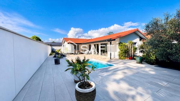 Belle maison contemporaine, familiale avec piscine et garage